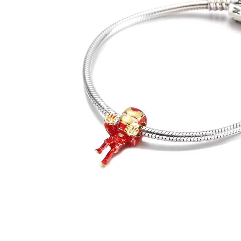 (afbeelding voor) PANDORA Marvel The Avengers Iron Man Bedel - 760268C01 - Bekijken 4