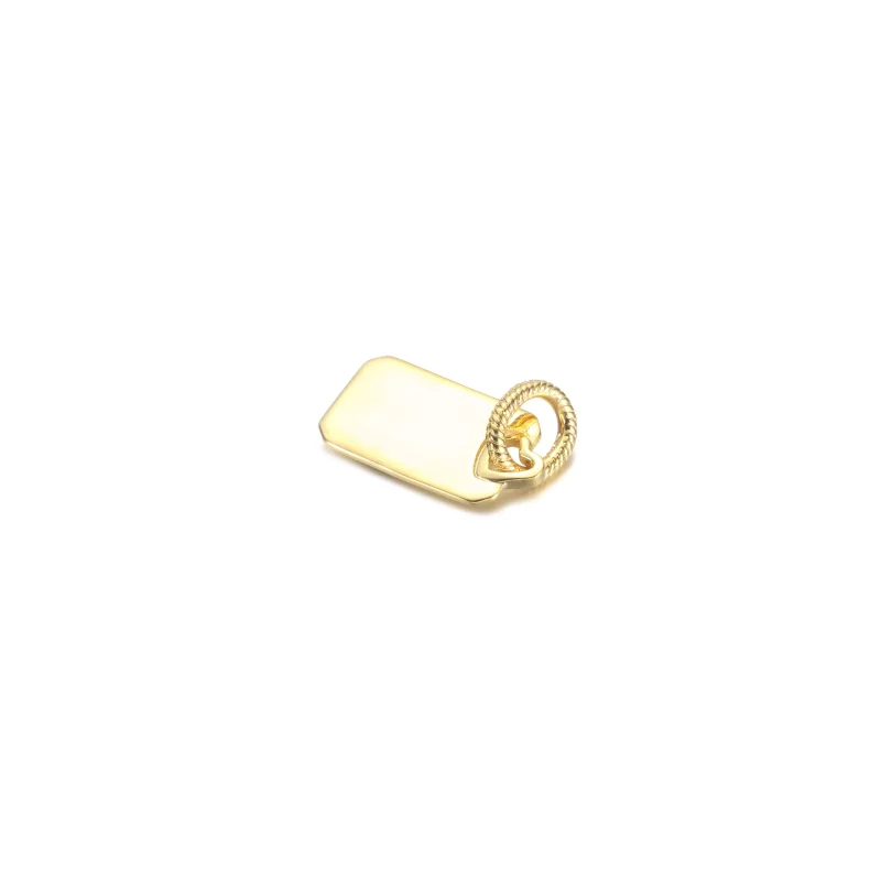 (afbeelding voor) PANDORA Rechthoekig Plaatje Hanger - 368611C00 - Bekijken 3