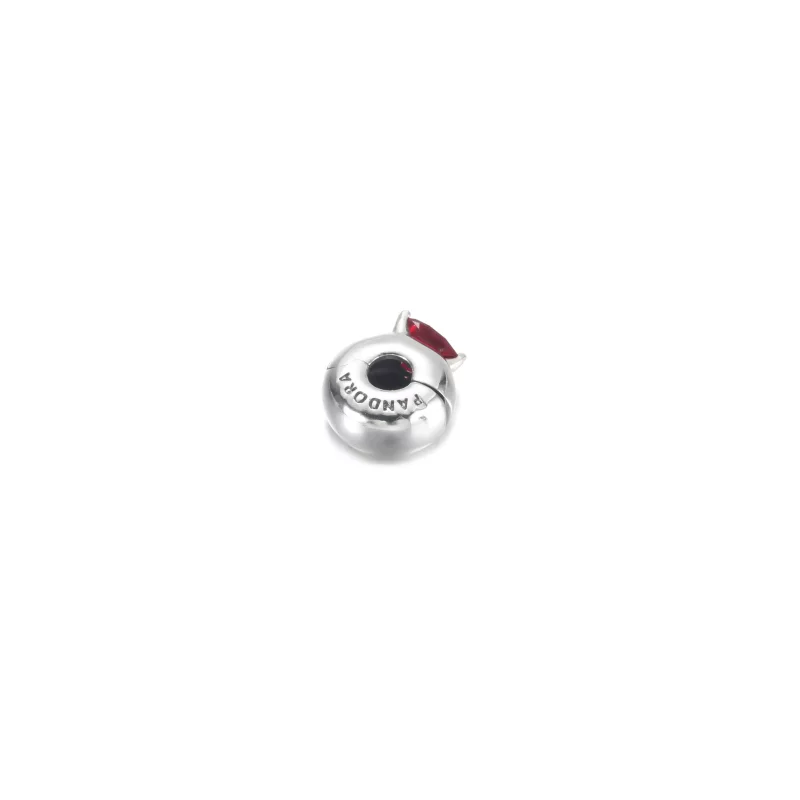 (afbeelding voor) PANDORA Rood Hart Solitaire Clip Bedel - 799203C01 - Bekijken 4