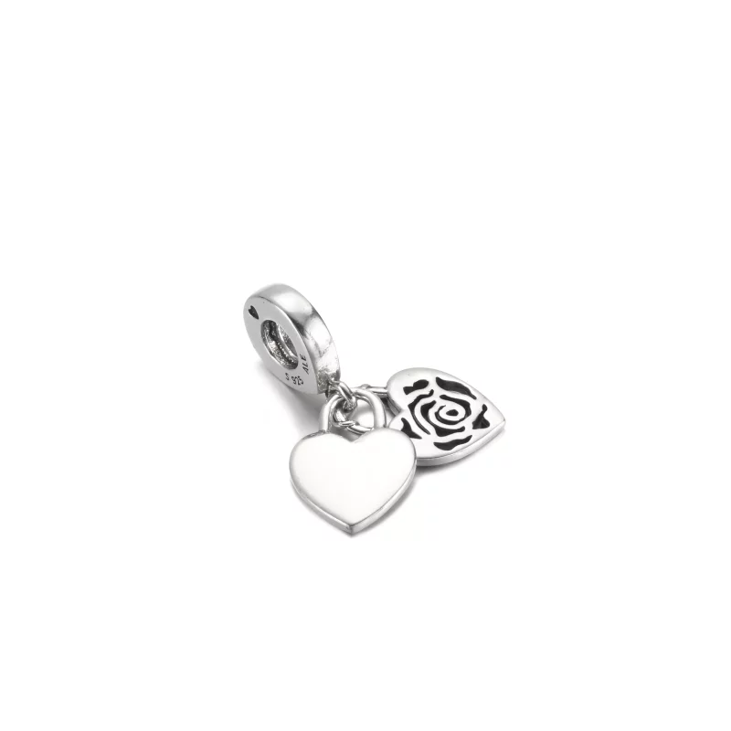 (afbeelding voor) PANDORA Roos Hart Hangslot Hangende Bedel - 790086C00 - Bekijken 3