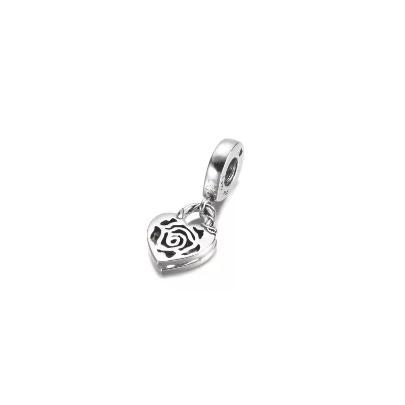 (afbeelding voor) PANDORA Roos Hart Hangslot Hangende Bedel - 790086C00 - Bekijken 4