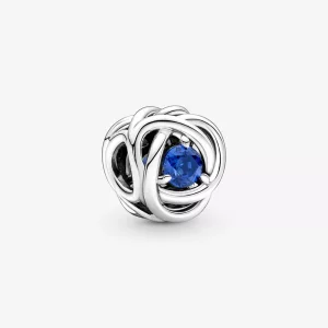 (afbeelding voor) PANDORA September Geboortesteen Blauwe Oneindige Cirkel Bedel - 790065C07