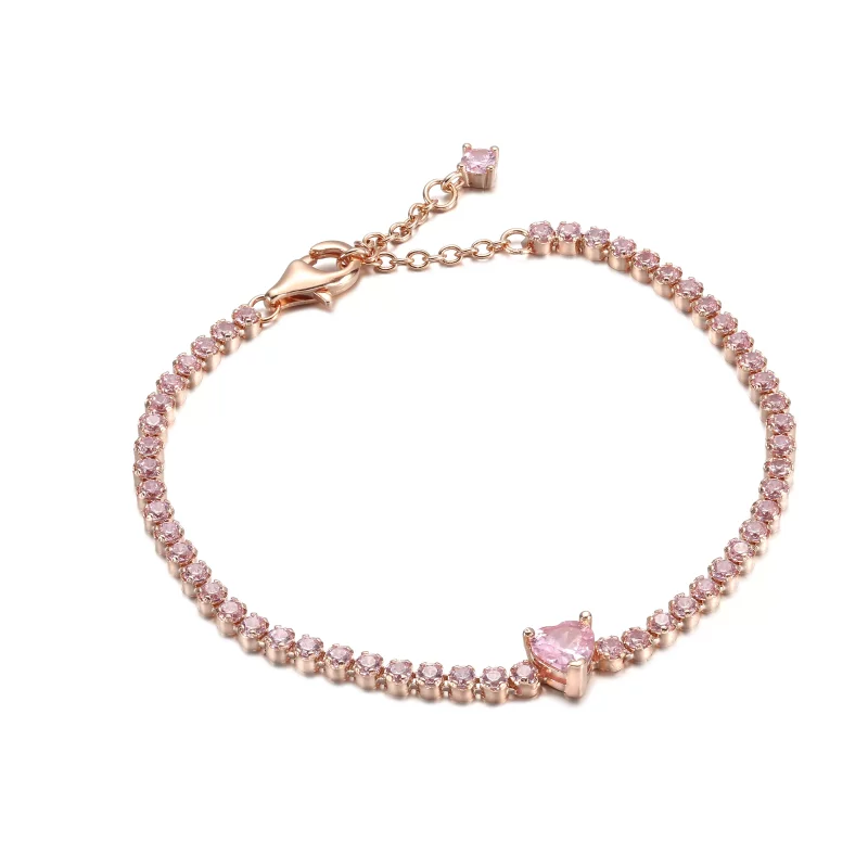 (afbeelding voor) PANDORA Sprankelend Hart Tennisarmband - 580041C01 - Bekijken 2
