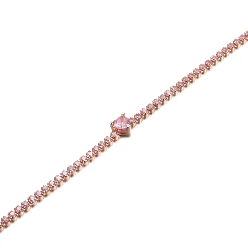 (afbeelding voor) PANDORA Sprankelend Hart Tennisarmband - 580041C01 - Bekijken 5