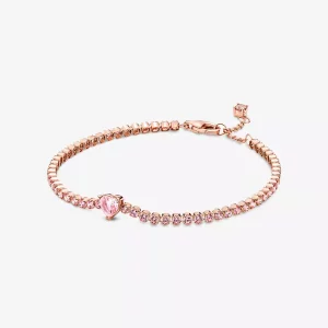(afbeelding voor) PANDORA Sprankelend Hart Tennisarmband - 580041C01