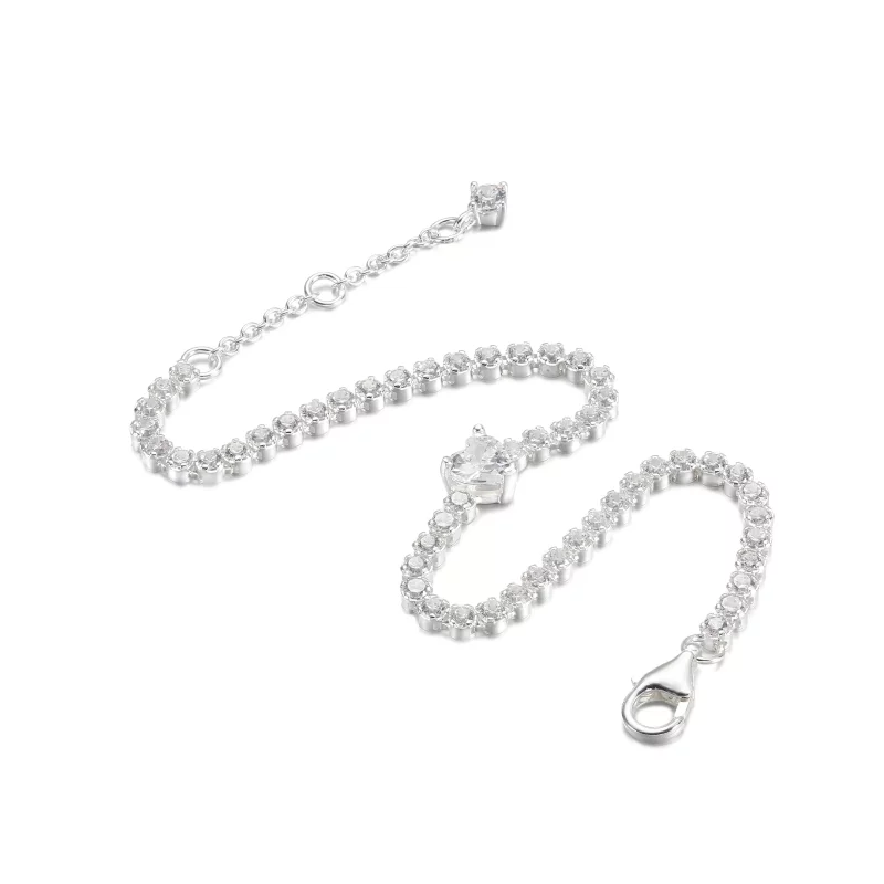 (afbeelding voor) PANDORA Sprankelend Hart Tennisarmband - 590041C01 - Bekijken 3