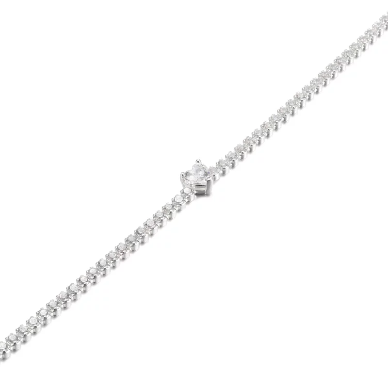 (afbeelding voor) PANDORA Sprankelend Hart Tennisarmband - 590041C01 - Bekijken 5