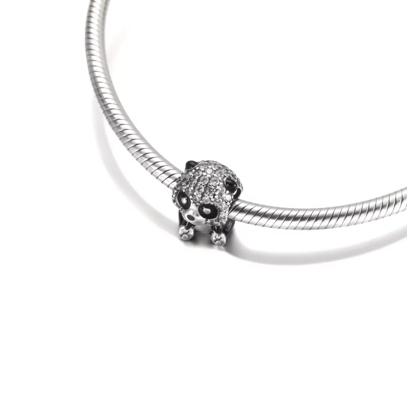 (afbeelding voor) PANDORA Sprankelende Schattige Panda Bedel - 790771C01 - Bekijken 5