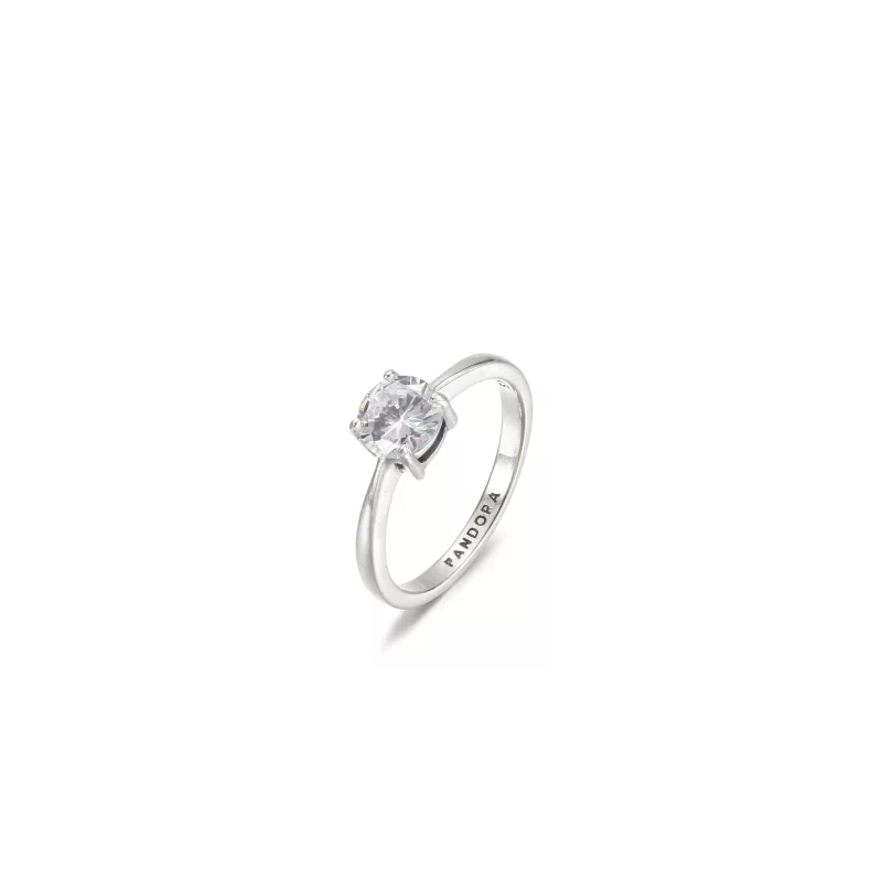 (afbeelding voor) PANDORA Sprankelende Solitaire Ring - 190052C01 - Bekijken 2