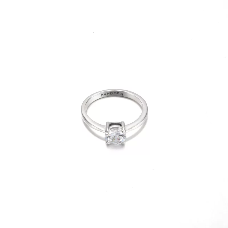 (afbeelding voor) PANDORA Sprankelende Solitaire Ring - 190052C01 - Bekijken 3