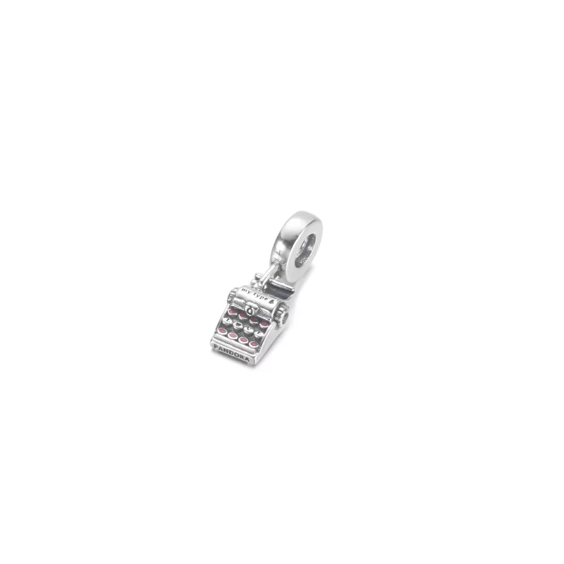 (afbeelding voor) PANDORA Typemachine Hangende Bedel - 790069C01 - Bekijken 2