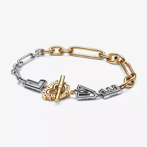 (afbeelding voor) Keith Haring x Pandora Twee-tone Love Links Armband - 562223C01