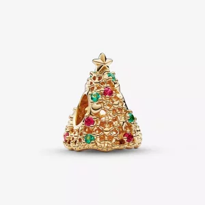 (afbeelding voor) PANDORA Glitter Kerstboom Bedel - 769226C01