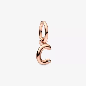 PANDORA Letter C Script Alphabet Hangbedel - 782472C01 (afbeelding voor) PANDORA Letter C Script Alphabet Hangbedel - 782472C01