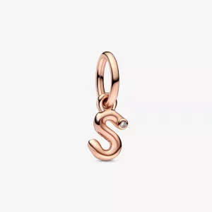PANDORA Letter S Script Alphabet Dangle Charm - 782478C01 (afbeelding voor) PANDORA Letter S Script Alphabet Dangle Charm - 782478C01
