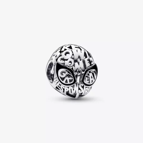 (afbeelding voor) PANDORA Marvel Spider-Man Mask Bedel - 792351C01