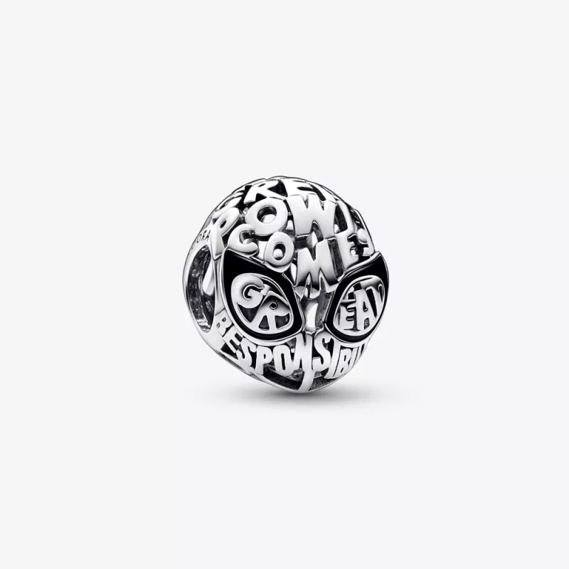 (afbeelding voor) PANDORA Marvel Spider-Man Mask Bedel - 792351C01