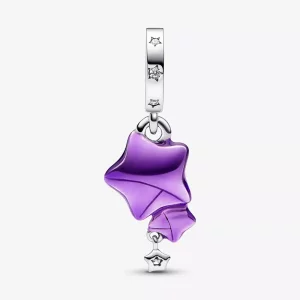 (afbeelding voor) Pandora Paars Geluksster Hanger - 792487C01