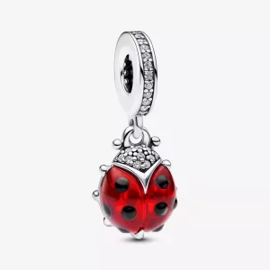 PANDORA Rode Lieveheersbeestje Hangbedel - 792571C01 (afbeelding voor) PANDORA Rode Lieveheersbeestje Hangbedel - 792571C01