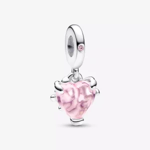(afbeelding voor) PANDORA Roze Familieboom & Hart Hanger Bedel - 792654C01