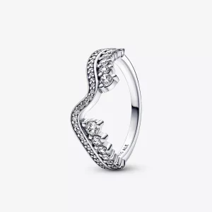 (afbeelding voor) PANDORA Schitterende Asymmetrische Golf Ring - 192543C01