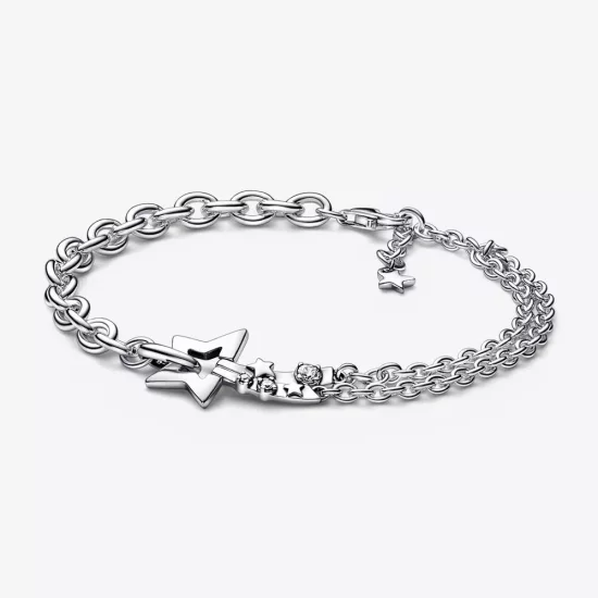 (afbeelding voor) PANDORA Shooting Star Dubbele Ketting Armband - 592409C01