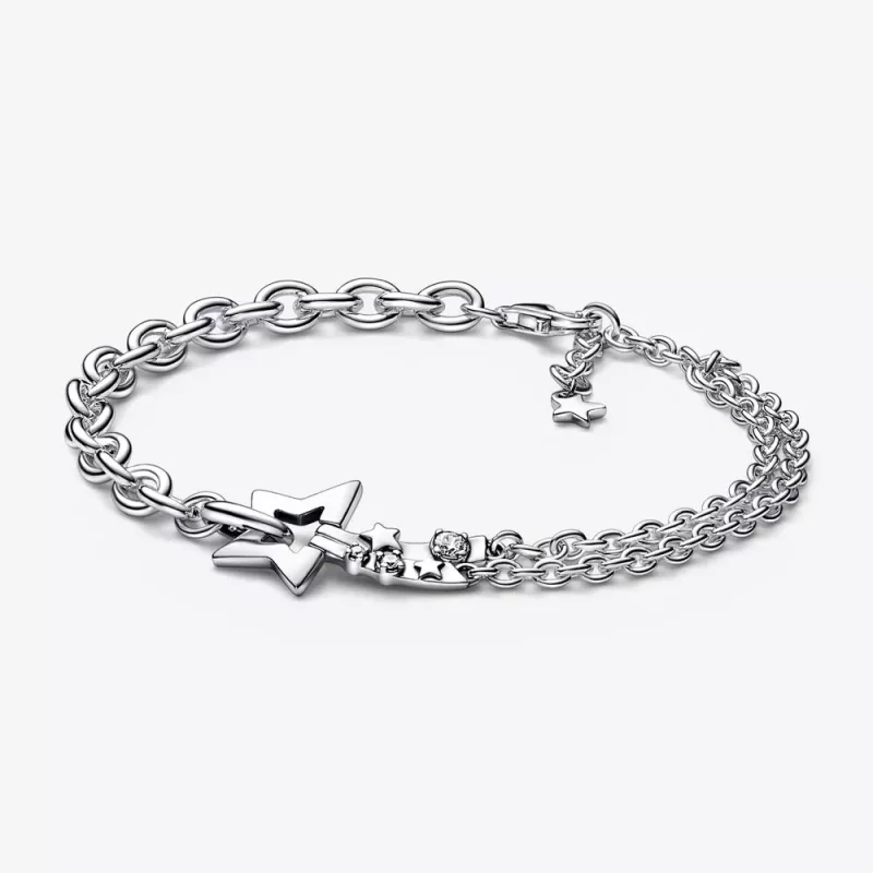 (afbeelding voor) PANDORA Shooting Star Dubbele Ketting Armband - 592409C01
