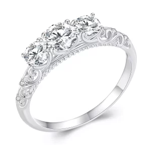 (afbeelding voor) Pandora Stijl 3 Stenen Ring - MSR009