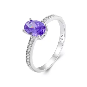 Pandora Stijl Amethist Ring - BSR460-VT (afbeelding voor) Pandora Stijl Amethist Ring - BSR460-VT