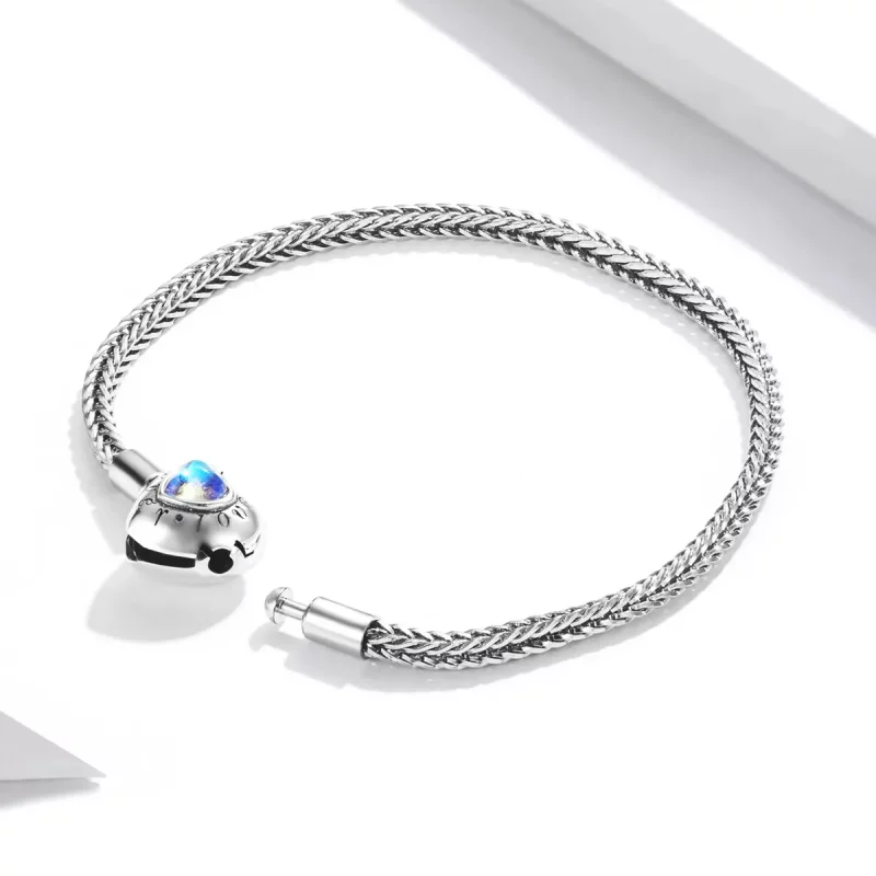 (afbeelding voor) Pandora-stijl Armband met Hartsluiting - SCB223 - Bekijken 3