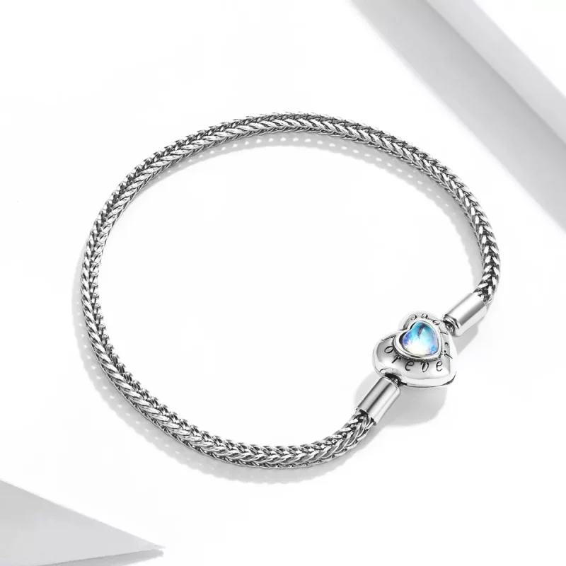 (afbeelding voor) Pandora-stijl Armband met Hartsluiting - SCB223 - Bekijken 4