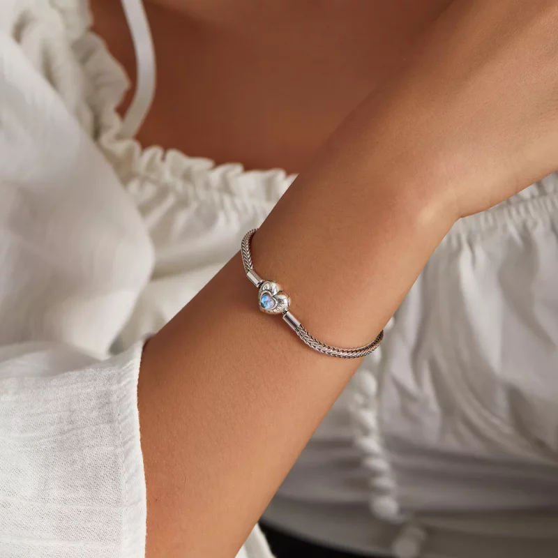 (afbeelding voor) Pandora-stijl Armband met Hartsluiting - SCB223 - Bekijken 5