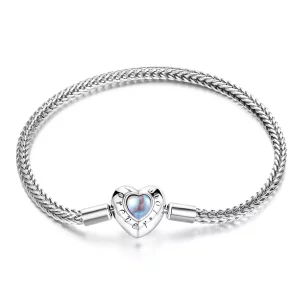(afbeelding voor) Pandora-stijl Armband met Hartsluiting - SCB223