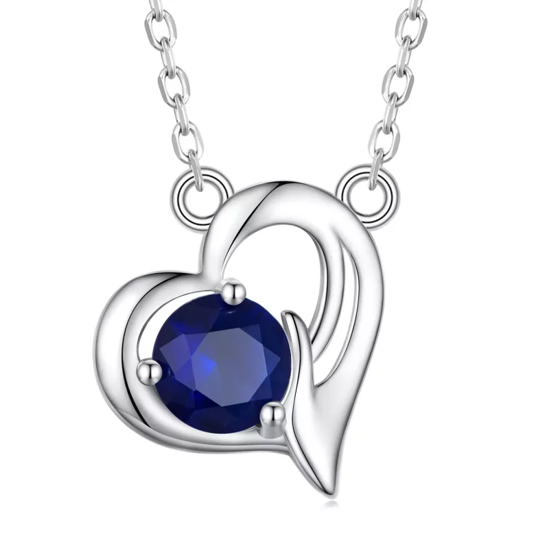 (afbeelding voor) Pandora Stijl Asymmetrische Hart Halsketting - SCN487 - Bekijken 3
