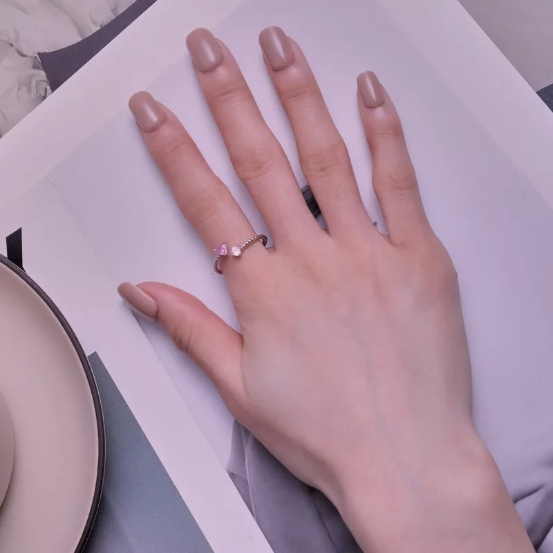 (afbeelding voor) Pandora Stijl Belofte Ringen Voor Haar - SCR924 - Bekijken 5