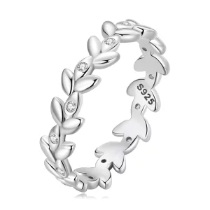 Pandora Stijl Blad Ring - BSR306 (afbeelding voor) Pandora Stijl Blad Ring - BSR306