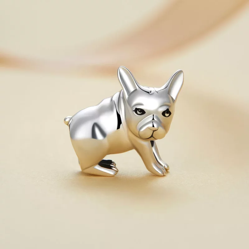 (afbeelding voor) Pandora Stijl Bulldog Bedel - BSC796 - Bekijken 2