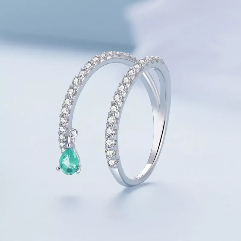 (afbeelding voor) Pandora-stijl bungelende ring - BSR417 - Bekijken 2