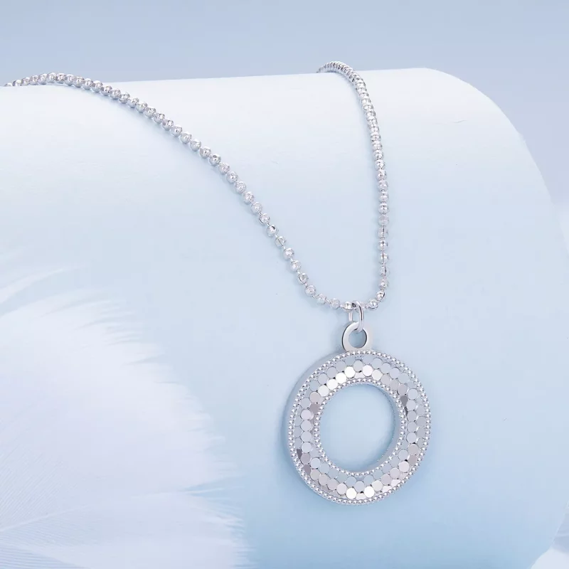 (afbeelding voor) Pandora-stijl Cirkel Ketting - BSN343 - Bekijken 3