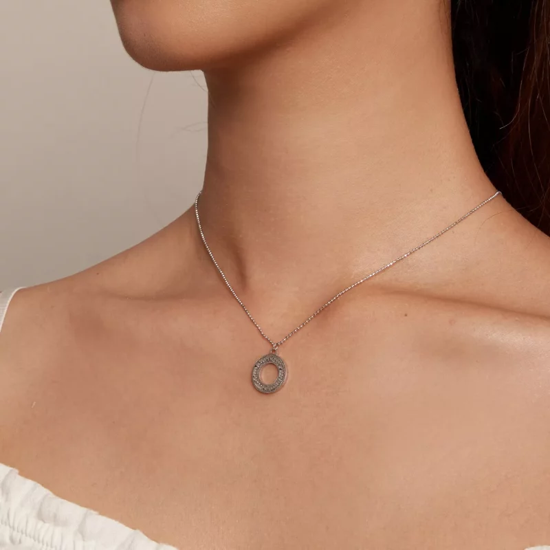 (afbeelding voor) Pandora-stijl Cirkel Ketting - BSN343 - Bekijken 6