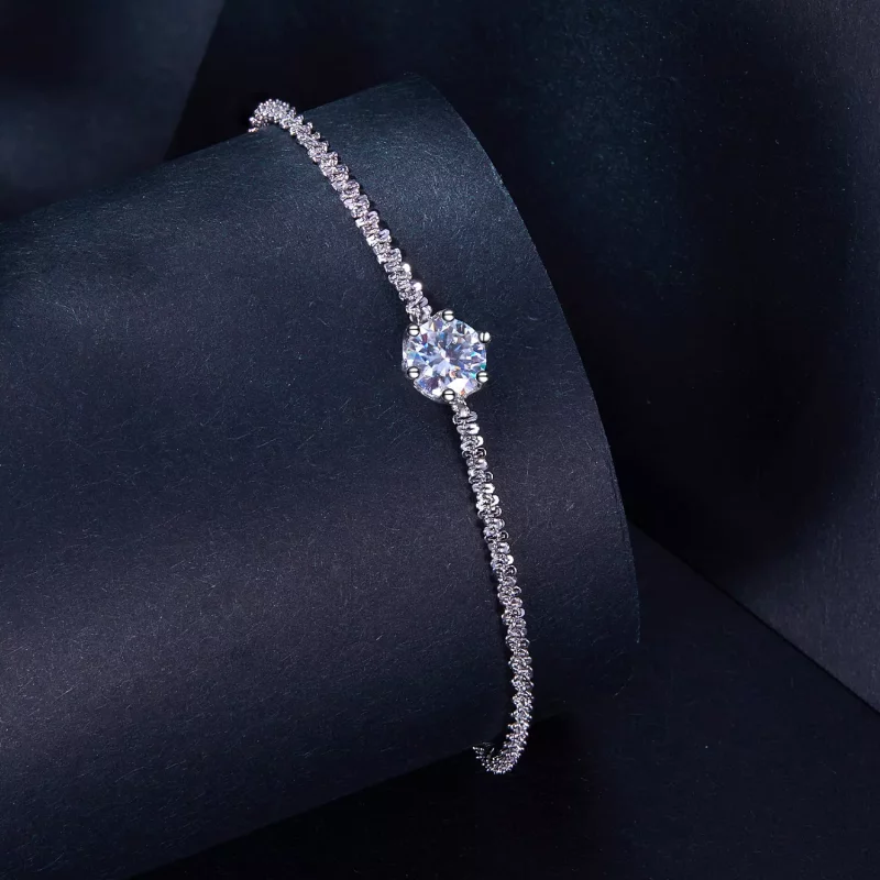 (afbeelding voor) Pandora Stijl Diamanten Armband - MSB006 - Bekijken 2