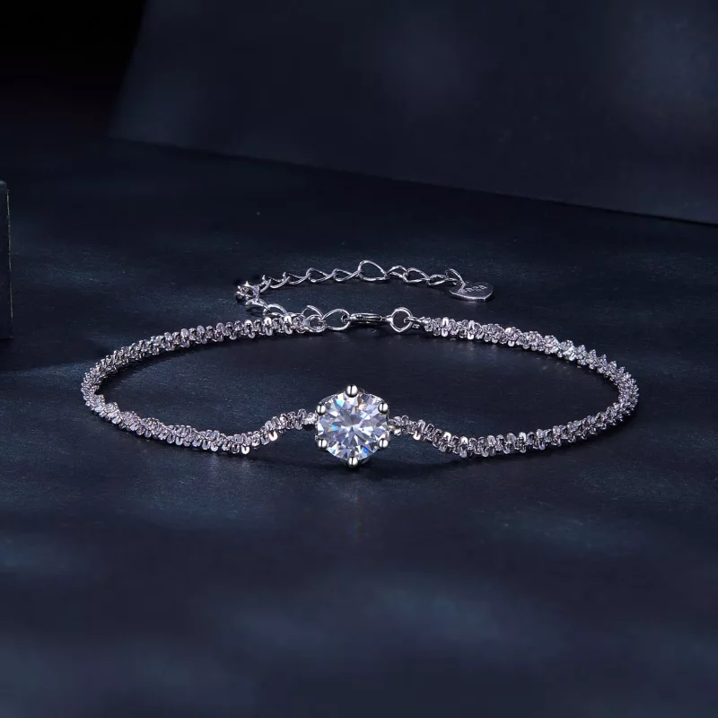 (afbeelding voor) Pandora Stijl Diamanten Armband - MSB006 - Bekijken 3