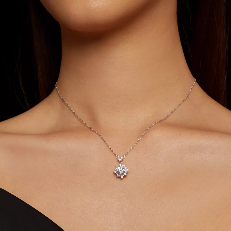 (afbeelding voor) Pandora Stijl Diamanten Ketting - MSN017 - Bekijken 6