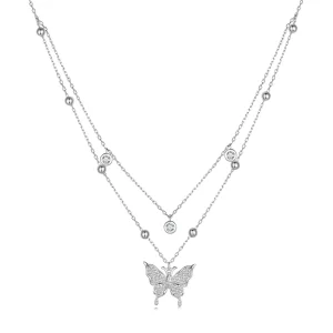 (afbeelding voor) Pandora Stijl Dubbele Ketting - BSN308