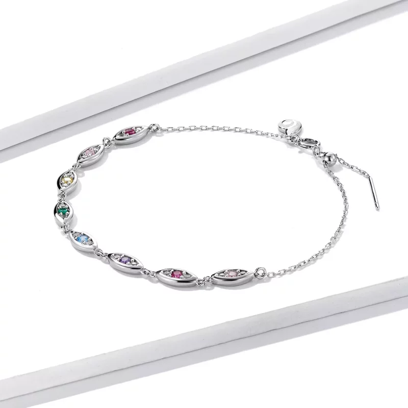 (afbeelding voor) Pandora Stijl Fonkelende Armband - BSB087 - Bekijken 3