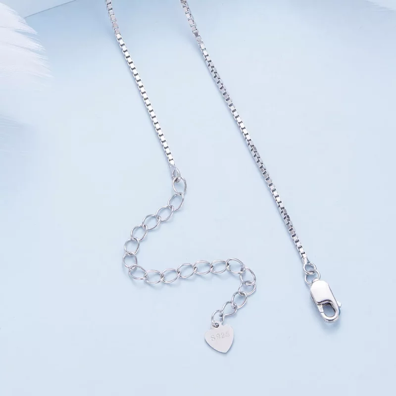 (afbeelding voor) Pandora-stijl Freehand Hart Halsketting - BSN341 - Bekijken 4