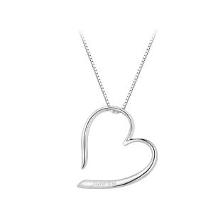 Pandora-stijl Freehand Hart Halsketting - BSN341 (afbeelding voor) Pandora-stijl Freehand Hart Halsketting - BSN341