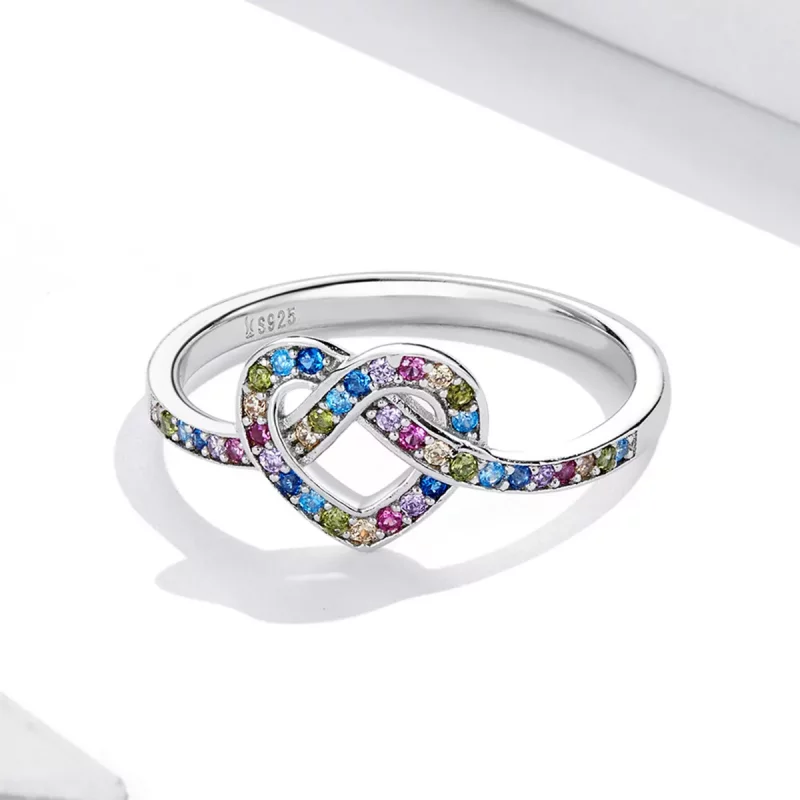 (afbeelding voor) Pandora Stijl Geknoopt Hart Ring - SCR790 - Bekijken 3