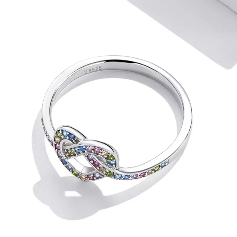 (afbeelding voor) Pandora Stijl Geknoopt Hart Ring - SCR790 - Bekijken 4