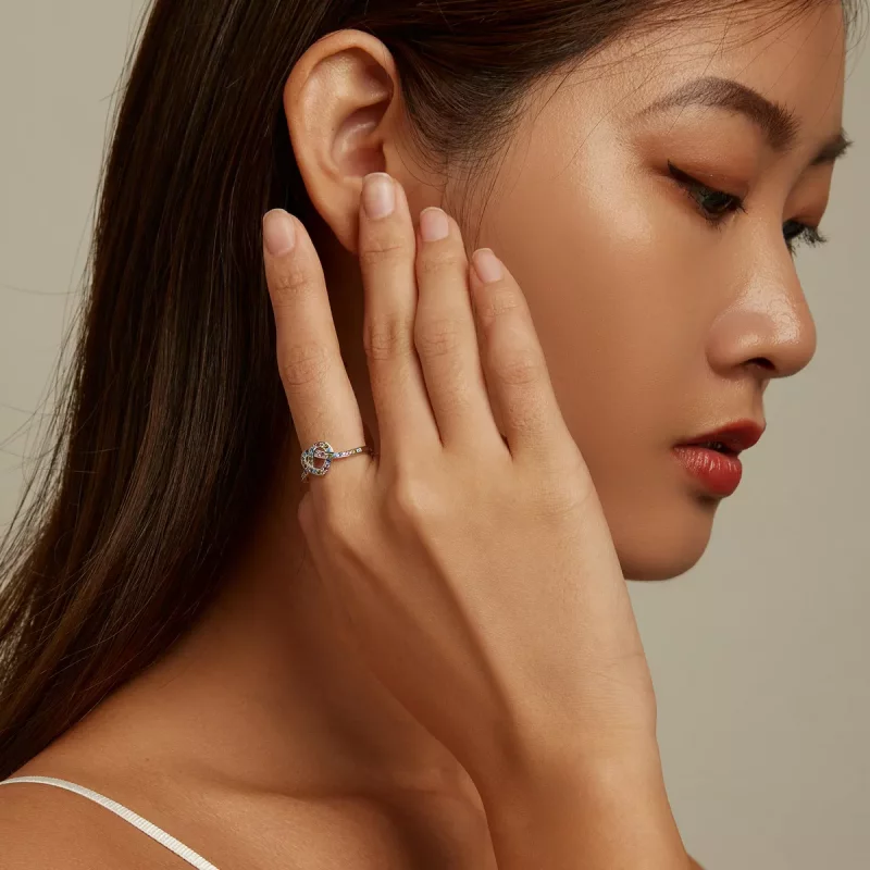 (afbeelding voor) Pandora Stijl Geknoopt Hart Ring - SCR790 - Bekijken 8